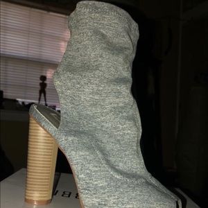 Grey fashion nova heels